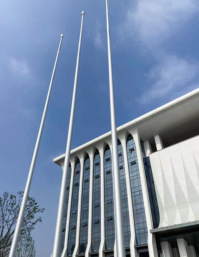 Aluminum alloy horizontal electric award flagpole