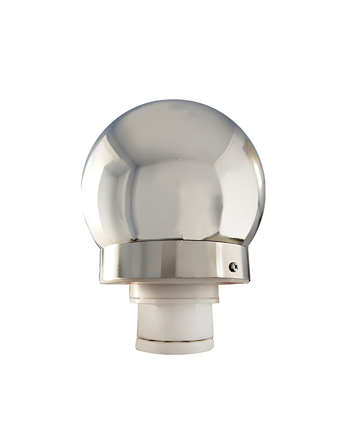 Flagpole downwind rotating ball head